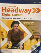Headway dig.gold B1 - student's book&workbook - Oxford- 9780194527835