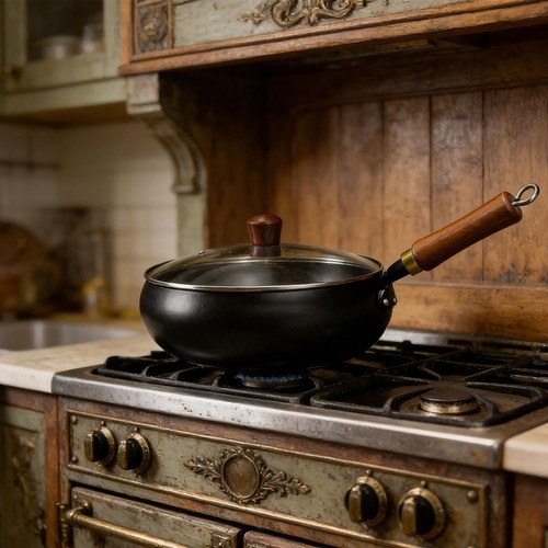 Padella wok fondo - padella, piatto