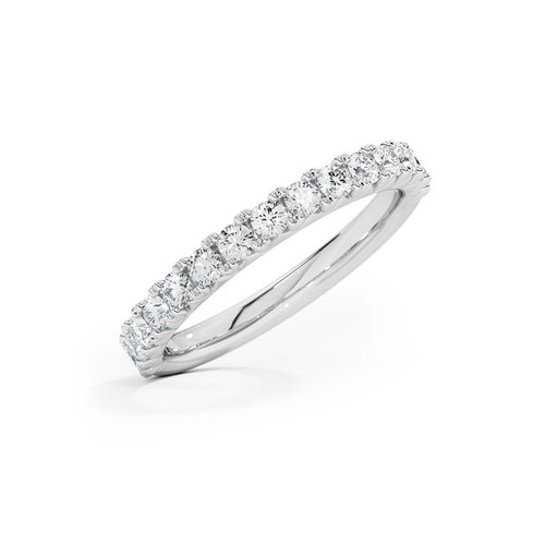 Fede nuziale platino - , diamante