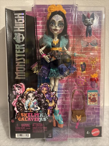 Bambola monster high - monster, skelita