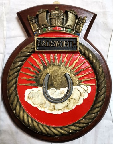 Hms badsworth targa stemma - targa,