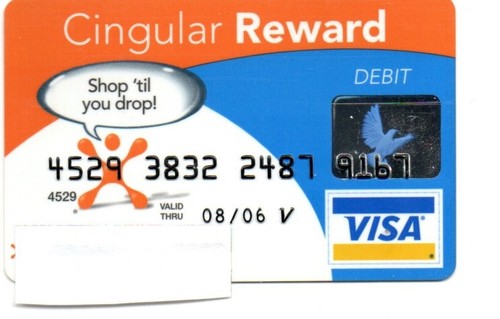 Cingular phone reward carta - reward,