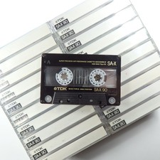 🎵 20x TDK SA-X 90 - IEC II Tipo 2 - Nastri Cassette Cassette Casette - 1988 📌