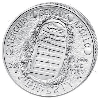 Dollari moneta sbarco - -,