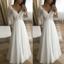 Abito da sposa scollo a V
