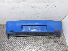 B3607 Paraurti Posteriore Fiat Coupe 20V Turbo 1994 2000 Blu Sprint 462A Usato