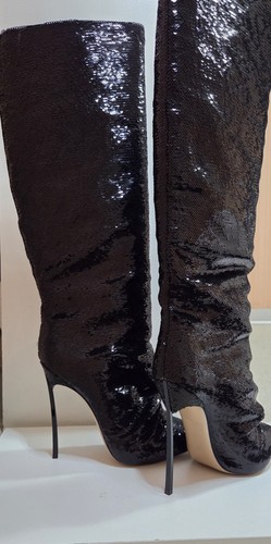 Casadei bottes sequins - en,