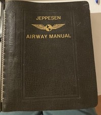 JEPPESEN Airway Manual 7 Ring Aeronautical Information 1979 Charts, Codes