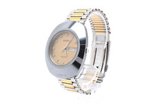 Orologio Uomo Vintage [Ecc+5] RADO 114.0391.3 Diastar Quadrante Oro Data Giorno Quarzo