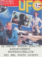figurine panini UFO SHADO recuperate ottime condizioni 1,10 euro cadauna LEGGI