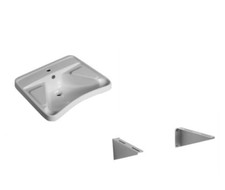 Lavabo Staffe Lavabo Ergonomico per Disabili Osiride Sanitosco Bianco