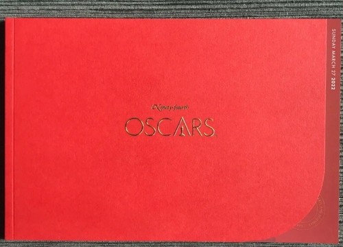 Programma ufficiale oscar - programma,