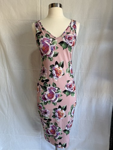 Abito midi zara - midi, rosa