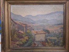 Dipinto Olio Su Tela Di