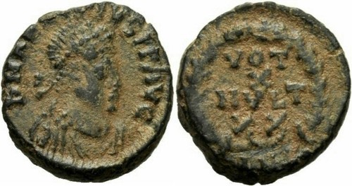 Arcadius nummus antiochia - arcadius,