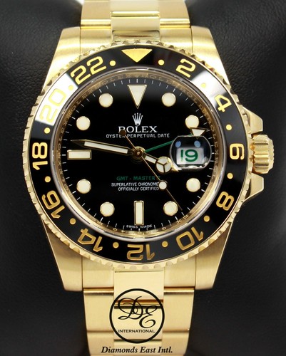 Rolex gmt master 116718 - ii, 18k