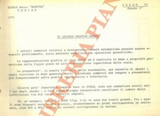 Scuola Radio Elettra. Torino - TELEVISIONE. Abachi.