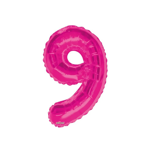 Palloncino numero fucsia - 9,