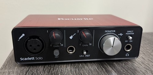 Focusrite scarlett solo - focusrite,