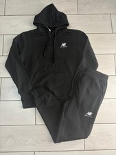 Tuta Completa Felpata New Balance Nera Taglia XXXL