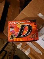 TDK D46 RED AUDIO TAPE MUSIC