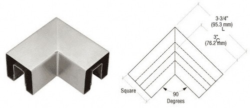 Tappo quadrato angolare