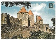 BR850 Carcassone (Aude) Les defenses de la Porte Narbonnaise Viaggiata 1972 vers