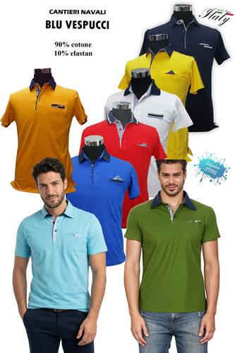 Maglia uomo polo mezza maniche