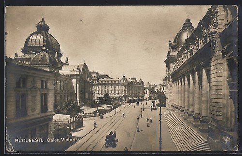 Cartolina bucuresti calea - cartolina, bucuresti,