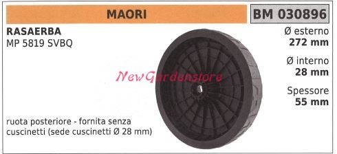 Ruota posteriore maori - ruota,