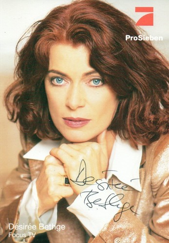 Autografo desiree bethge - autografo,