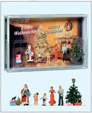 PREISER 10652 Scala HO Scenetta natalizia con babbo natale