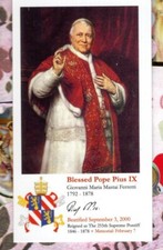 Blessed Pope Pius IX (2" x 3