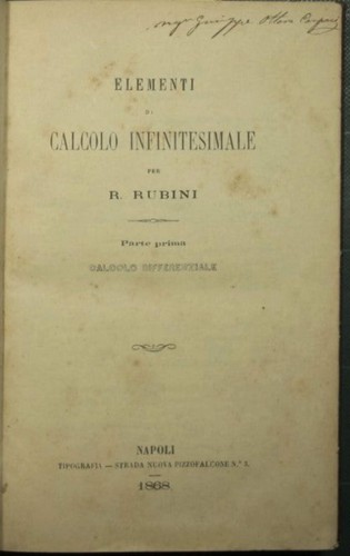 Elementi calcolo - elementi,