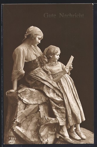 Cartolina madre figlio - cartolina, e