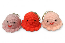 Portachiavi polpo fatto a mano