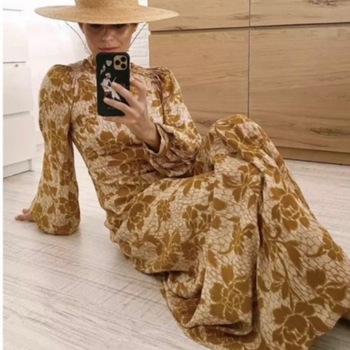 Maxi abito floreale - zara,