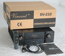 Vincent SV-233 amplificatore integrato telecomando di fascia alta e amplificatore BDA