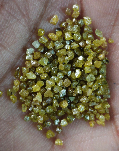 Lotto 100 naturale diamanti - 100%,