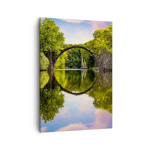 Quadro tela 50x70cm parco - quadro,