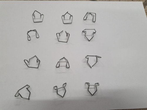 Kit clips ferro per - clips, in