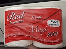 2 Rotoloni CARTA 2000 STRAPPI Bobine Rotolo ASCIUGATUTTO mani in pura cellulosa