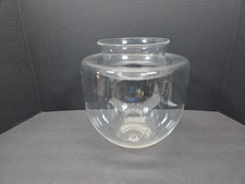 Ciotola in vetro vintage soffiato a mano firmata, ciotola cattura mosche insetti