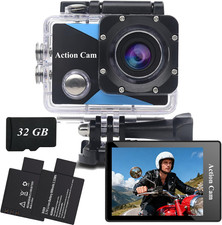 Action Cam 1080P Con Scheda Di