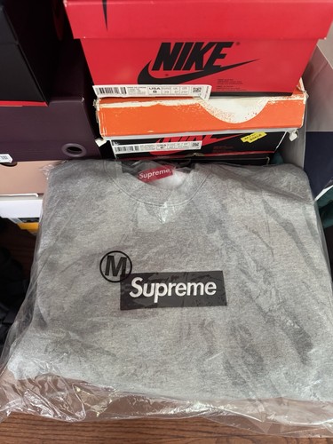 Supreme box logo - box, girocollo