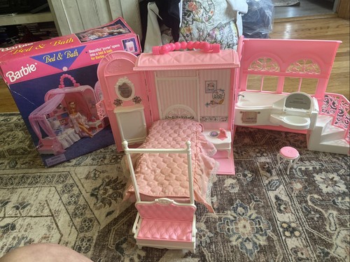 Barbie 1998 vintage - vintage, letto