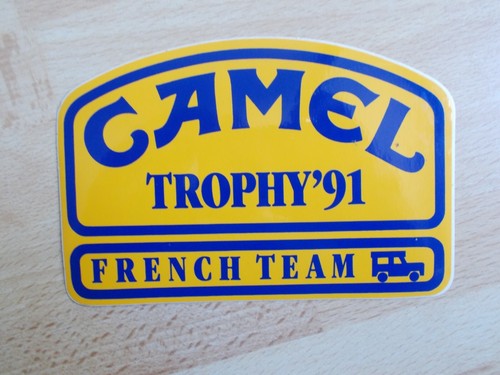 Adesivo camel trophy team - trophy'91,