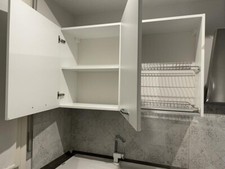 cucina angolare grigio / bianco/ antreacite