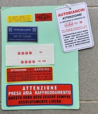 KIT ADESIVI AUTOBIANCHI BIANCHINA  alta Qualità 