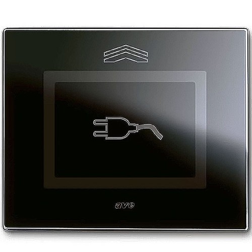 Ave placca touch nero - placca,